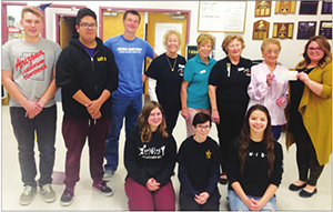 Women of the Moose donates to LHHS Band Boosters Donation Presentation