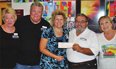 Rods and Relics donate to LHUSD for school supplies