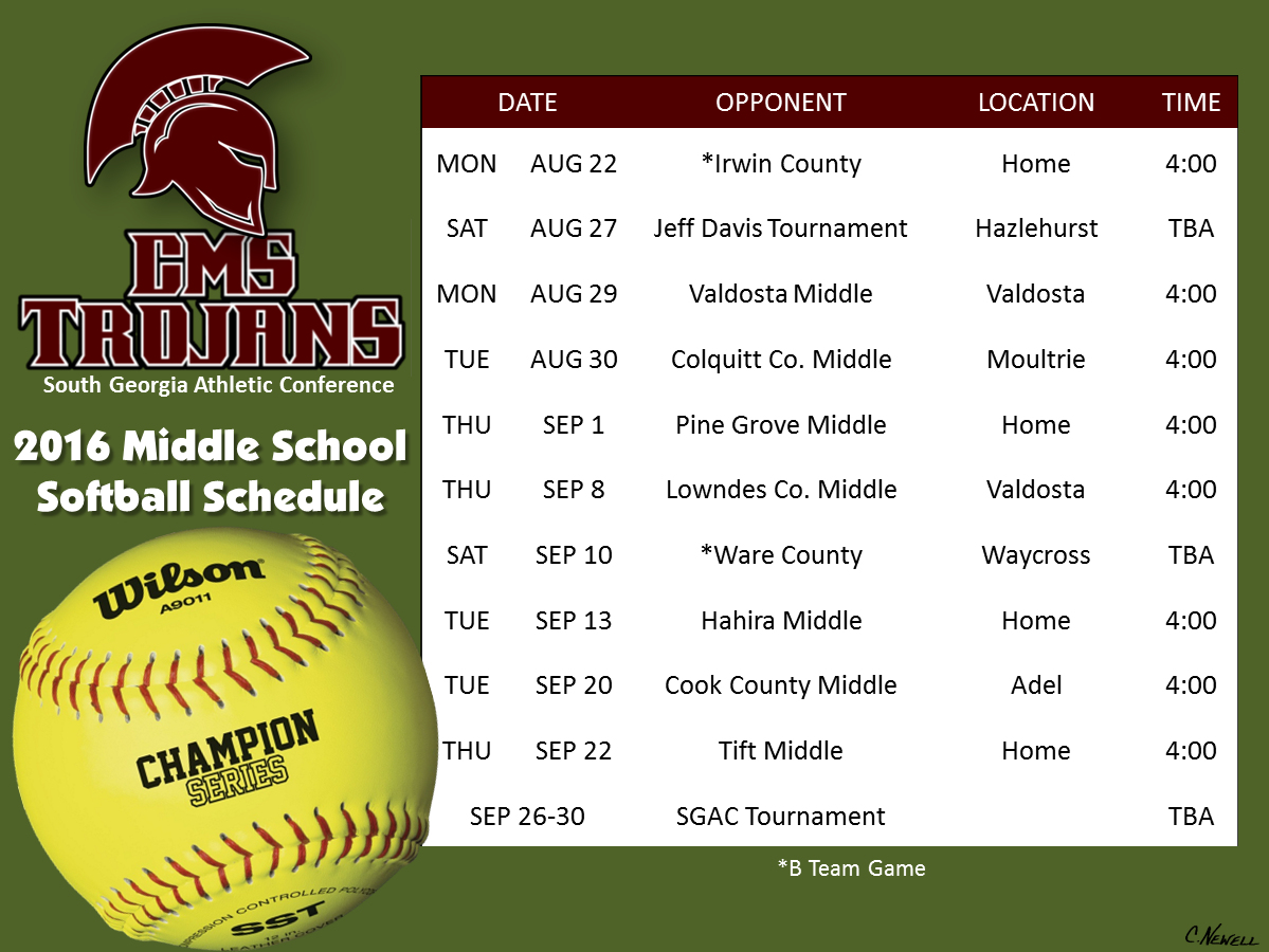 CMS Softball | Coffee County School System
