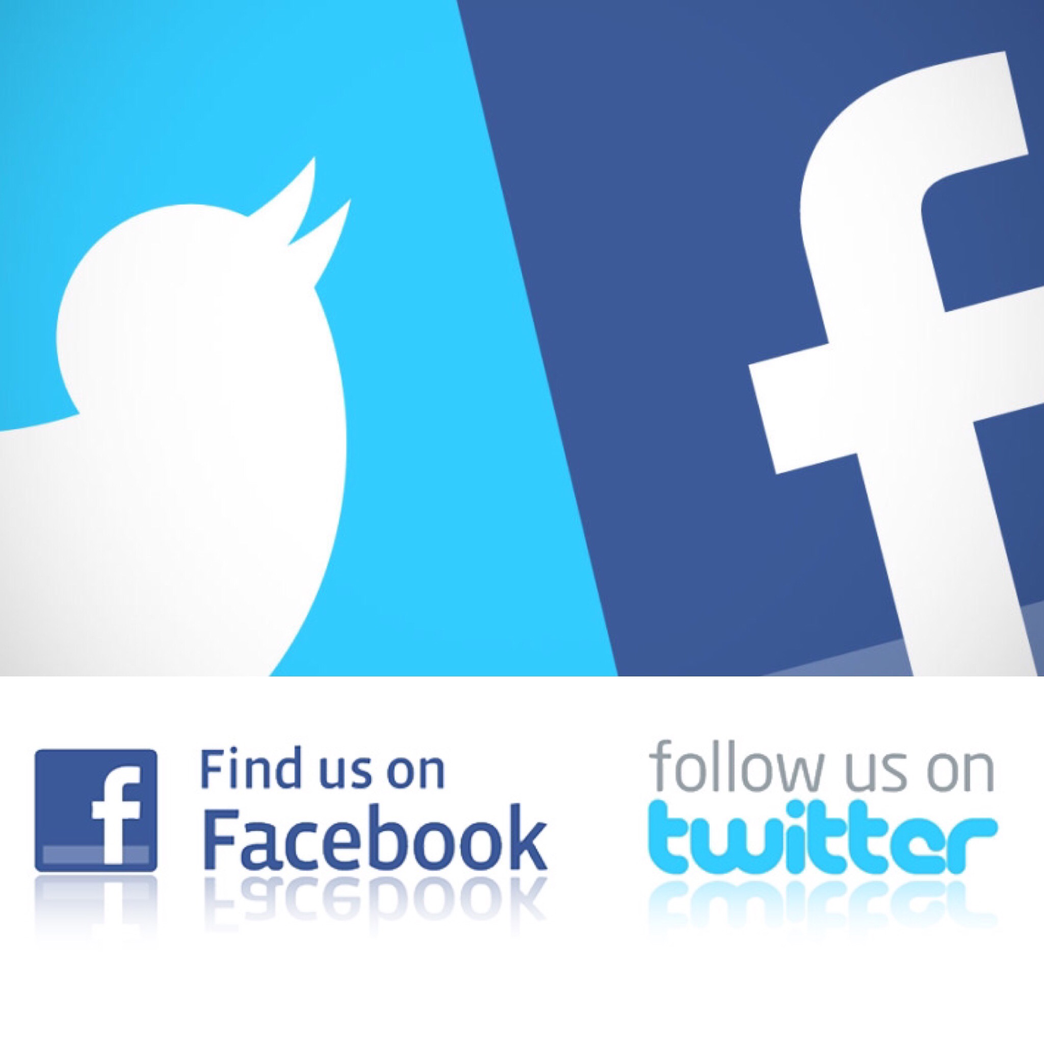 twitter and facebook logo