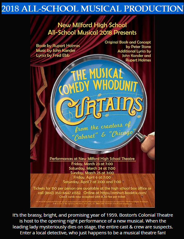 New Milford High School Latest News 2018 All School Musical
