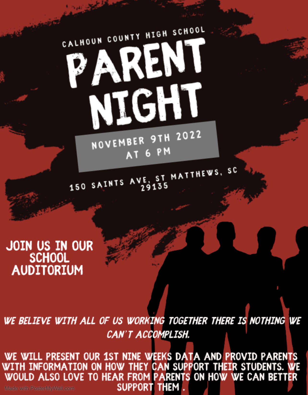 Parent Night Flyer