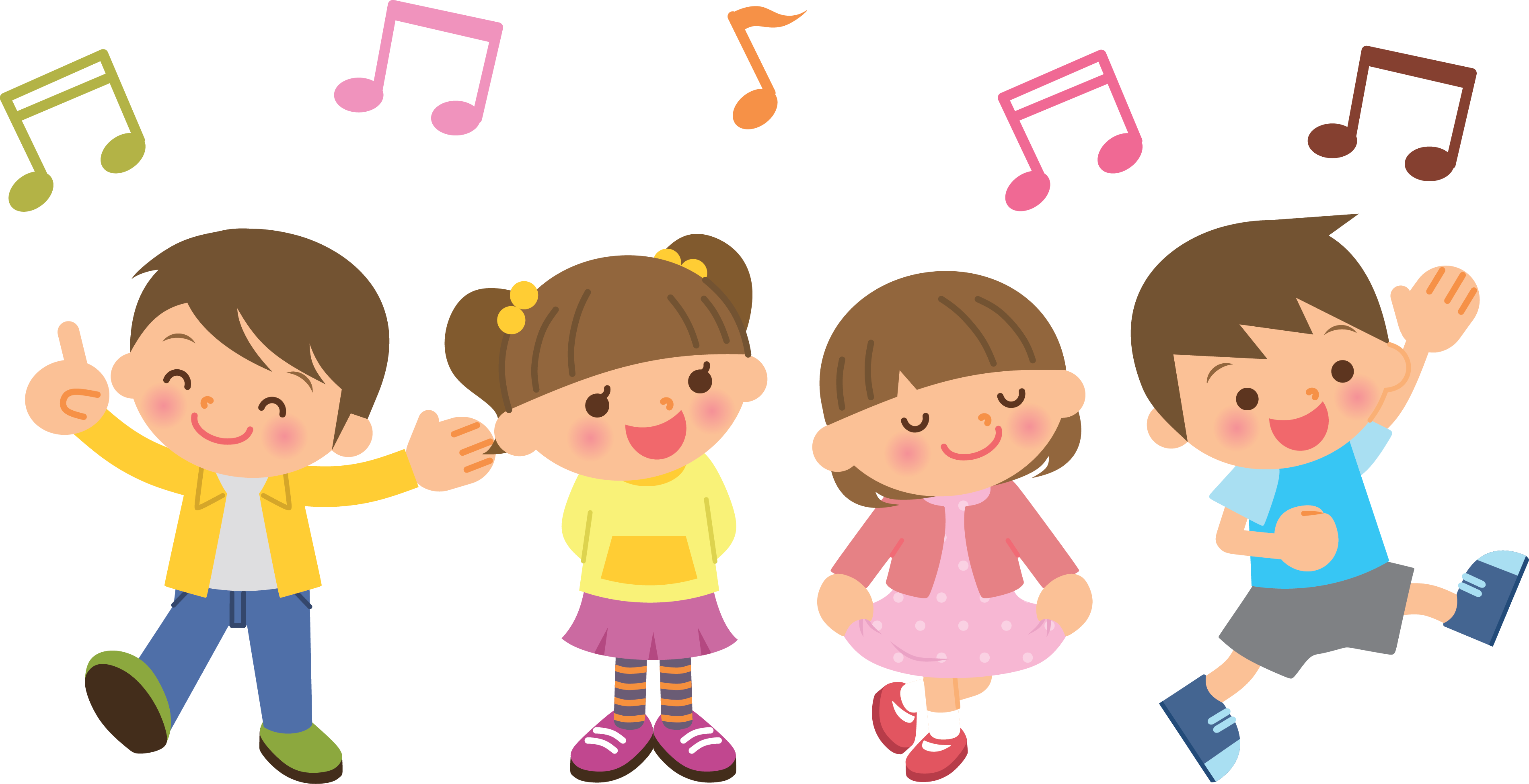 Image result for music kids singing clipart