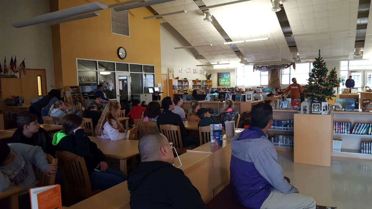 Junior High Students learn about GeoForce opportunity GeoForce Presenation