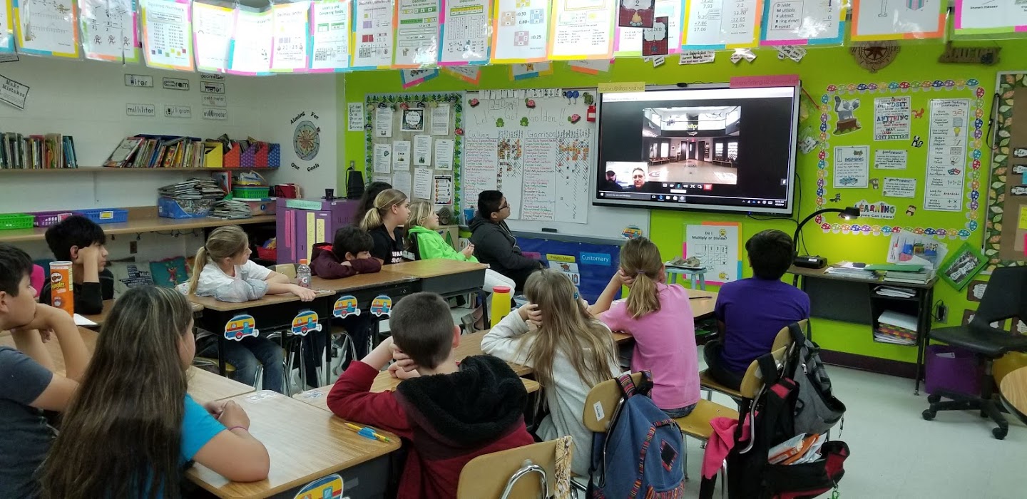 4th Grade learn about role Fish Hatcheries play in Texas TPWD Video Conference about Fish Hatcheries