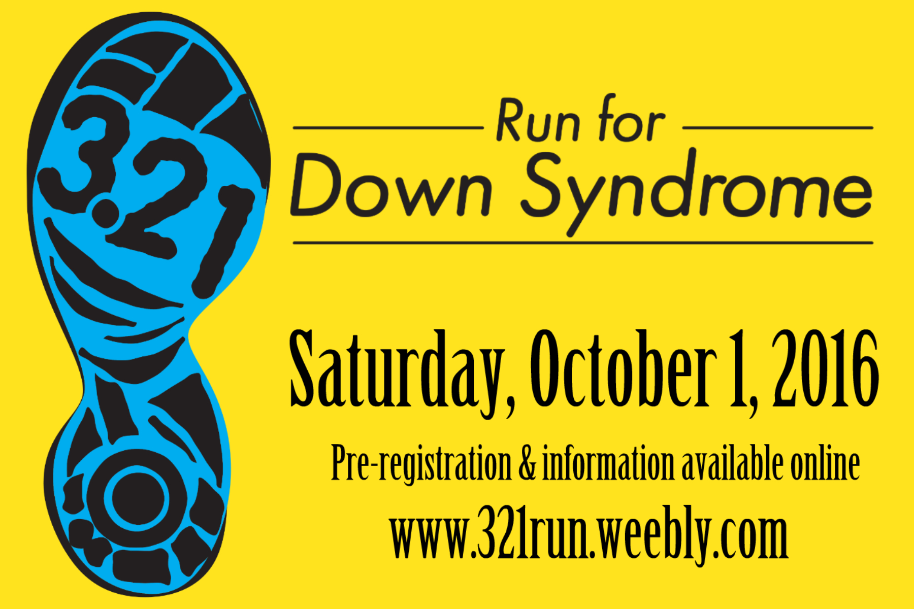 Run for Down Syndrome image and link