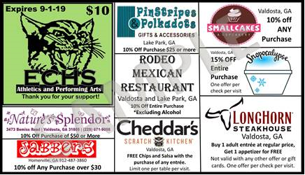 2018 Discount Card Fundraiser Card 2018 Discount Card Front