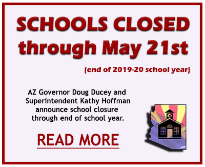 Schools Closed through end of school year School Closure announcement