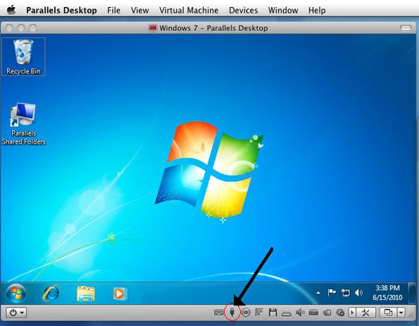 Windows USB in Parallels