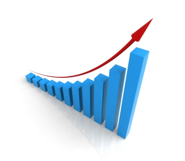decorative image of upward trending graph