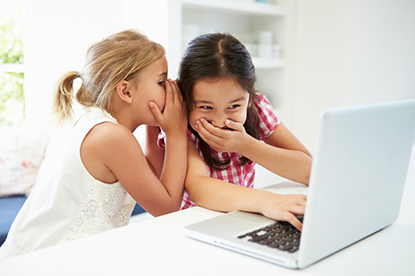 Girls on Computer