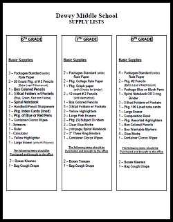 Click here to download the Middle School Supply list