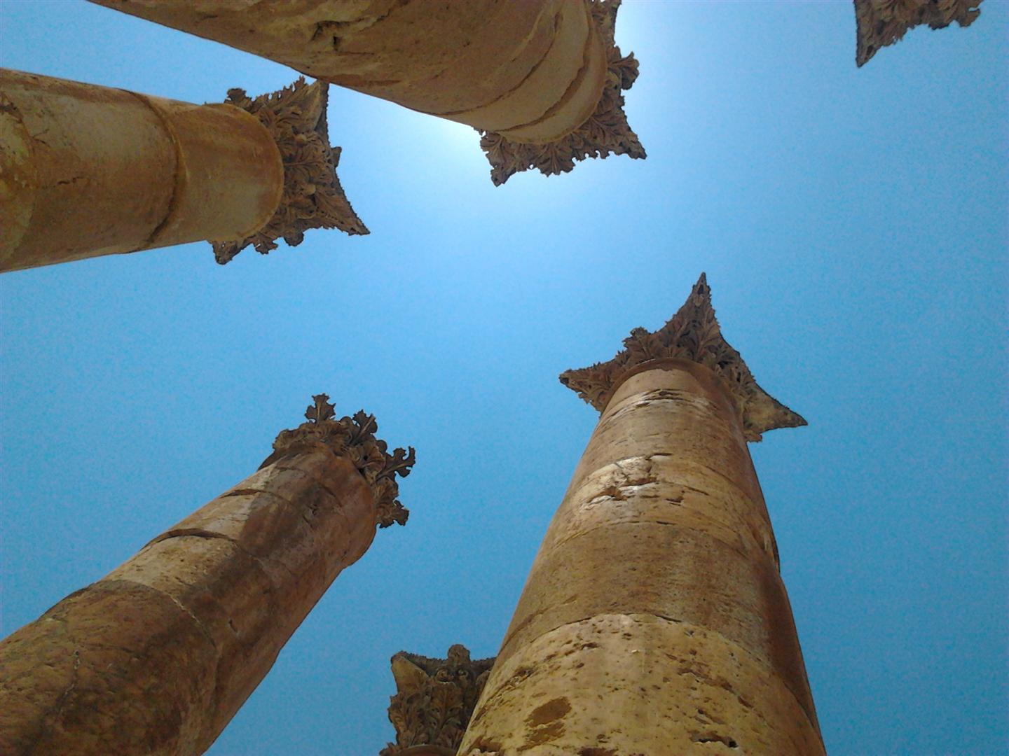 Temple of Artemis at Jerash - Photo courtesy of Jacob Mennear