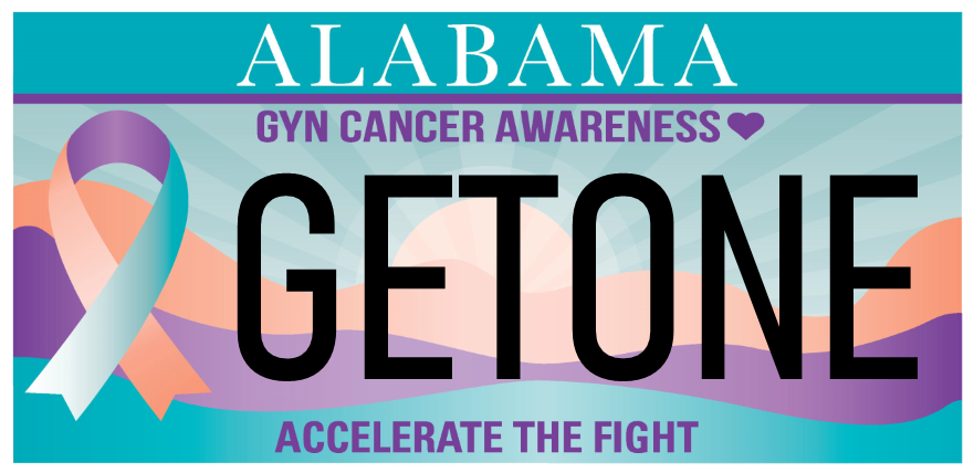 GYN Cancer Awareness Car Tag