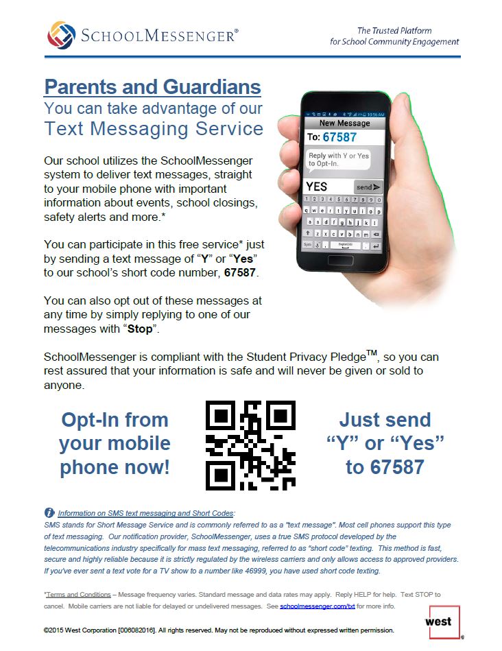 SchoolMessenger Opt-In