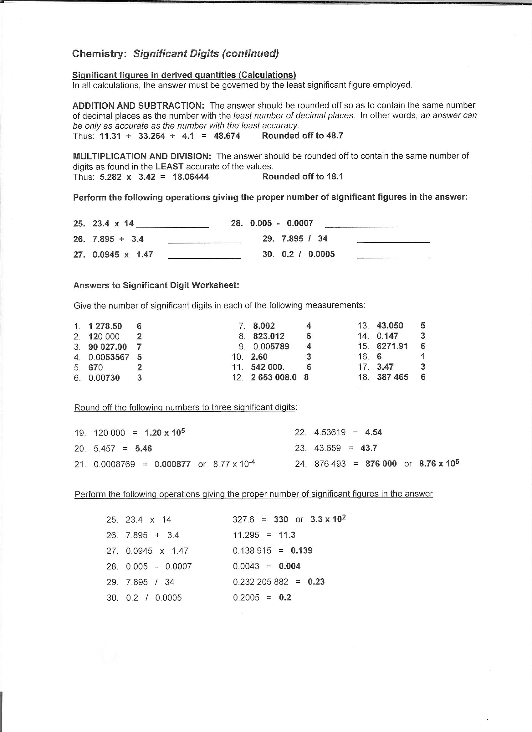 worksheet Sig Fig Practice heritage high teachers courses and files download