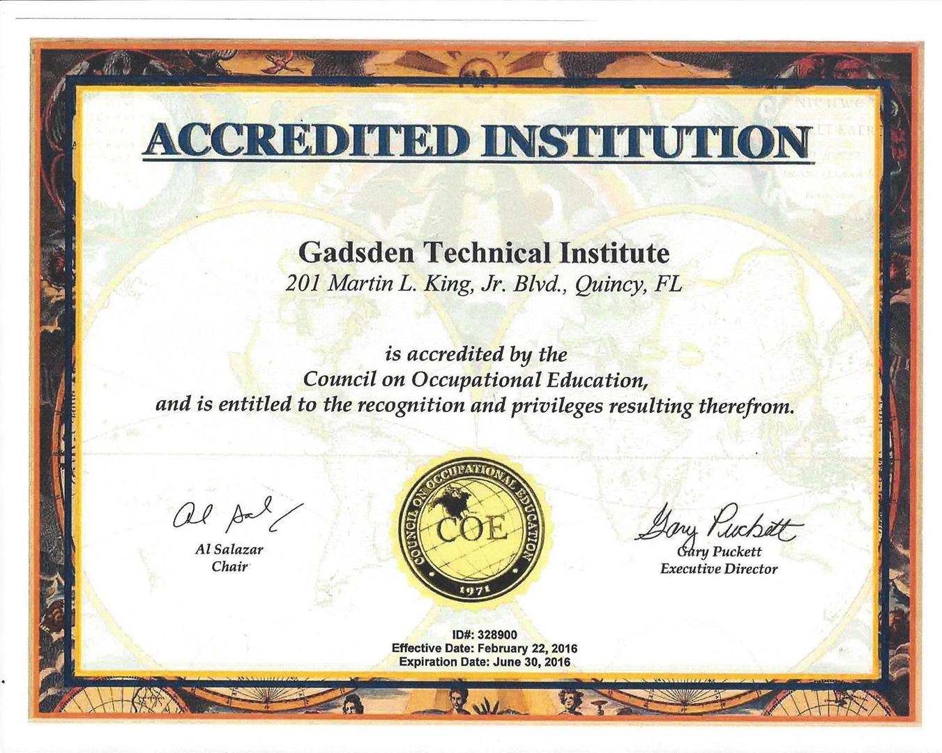 West Gadsden Middle School: GTI is COE Accredited!!1351 x 1080