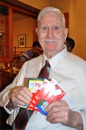 Grandpa Schober at his 90th Birthday Party