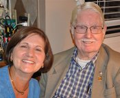  Grandpa Schober and his daughter, Doris