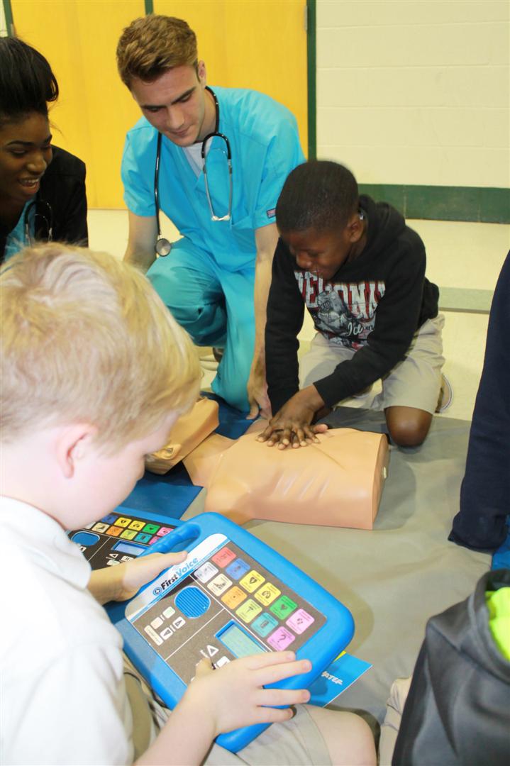 Baker High School Health Science Students Assist with the Dodge