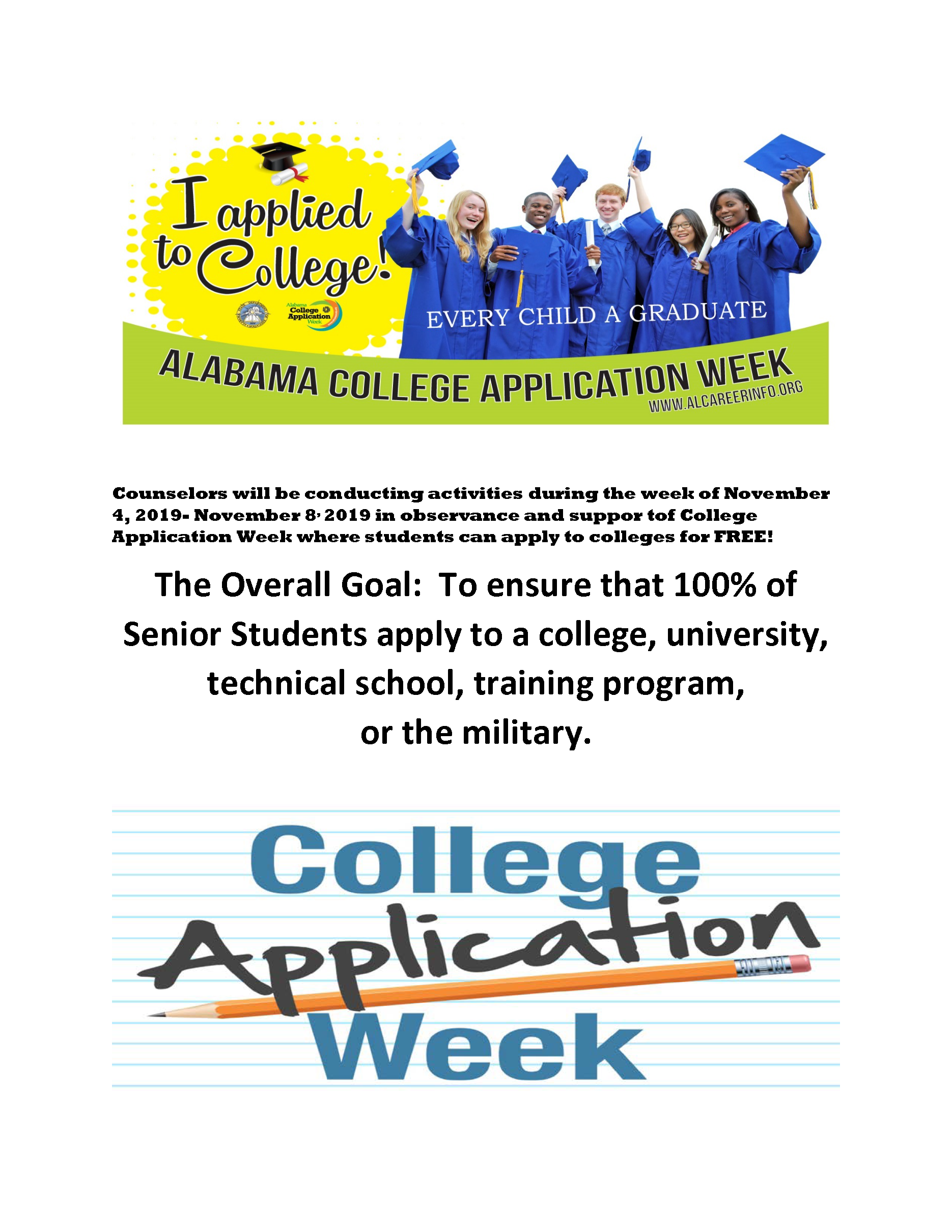 Hillcrest High School 912 Latest News Alabama College Application Week