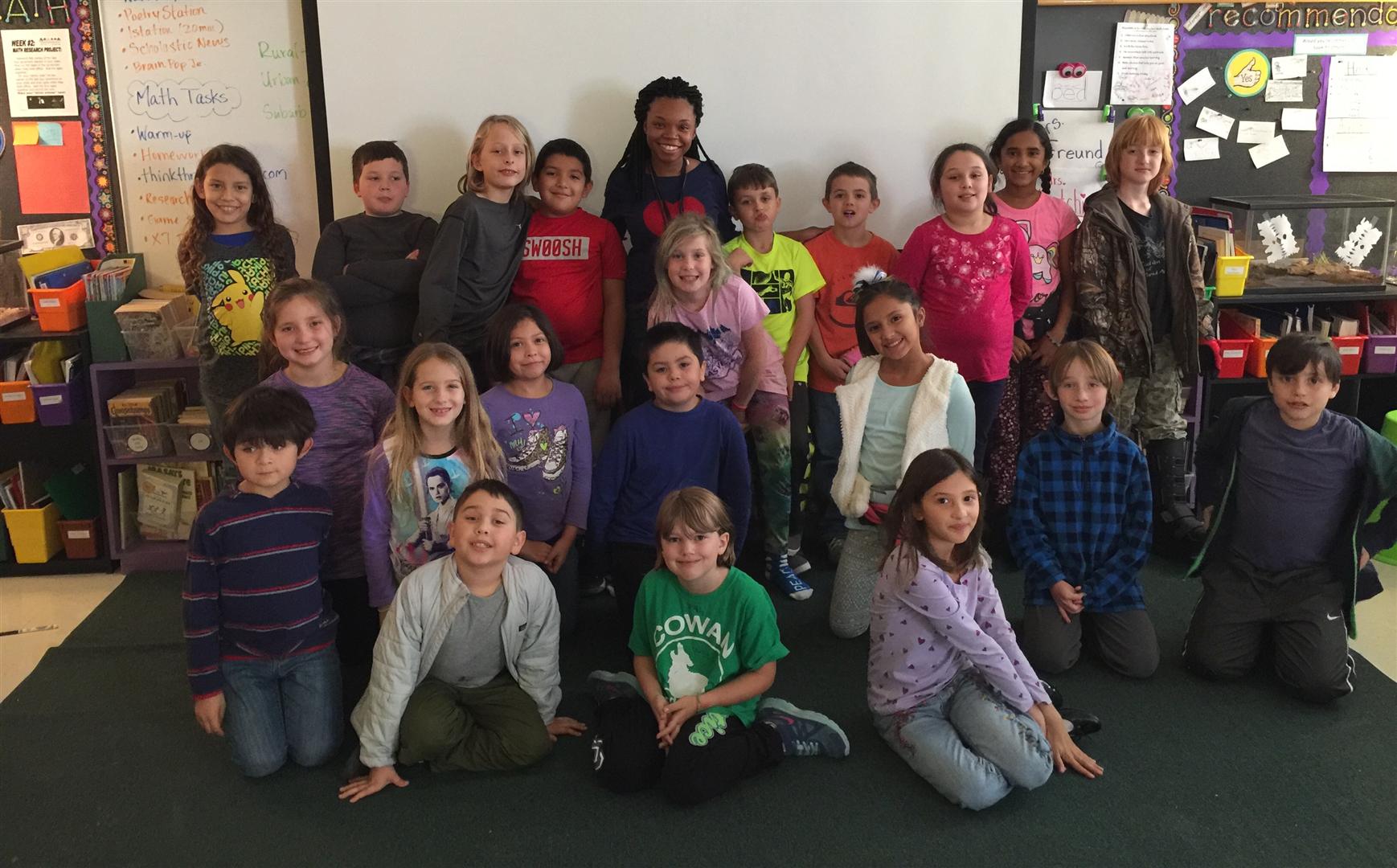 Dennis E. Cowan Elementary: Teachers - Sara Freund - Class News