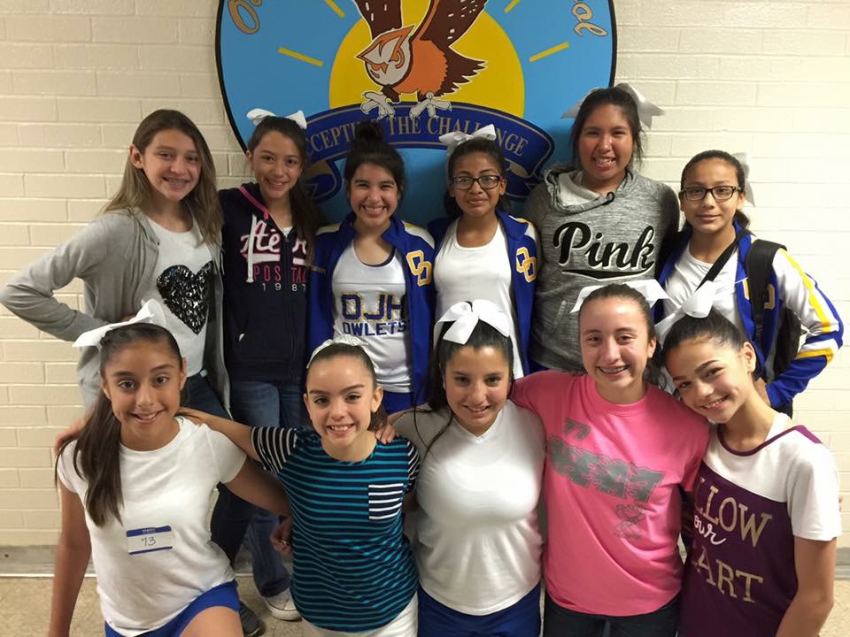 Odem Junior High Latest News 7th & 8th 20162017 cheerleaders