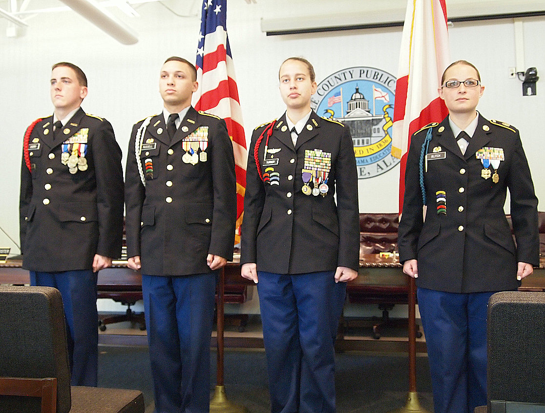 JROTC Cadets Promotion Ceremony | Mobile County Career and Technical ...